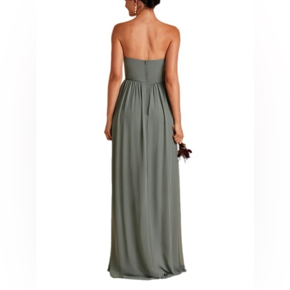 Birdy Grey August Chiffon Dress Sea Glass Bridesmaid Formal Wedding Large - Picture 14 of 16